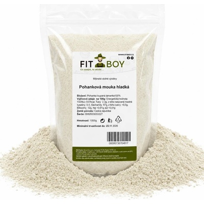 Fitboy Pohanková mouka hladká 1 kg