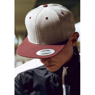 Urban Classics Шапка с козирка в сиво Classic Snapback 2-ToneUB-6089MT-00592 - Сив , размер one size
