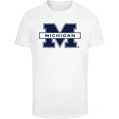 Mister Tee Тениска Michigan University - Michigan One T-Shirt white XXLUB-MP502494-00220 - Тъмносив, размер L