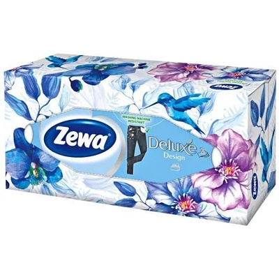 Zewa Design 3 пластови хартиени кърпички в кутия 90 броя