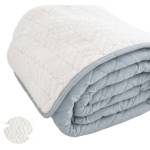 Izidream Двулицево шерпа одеяло Ноа блу 130/210 см