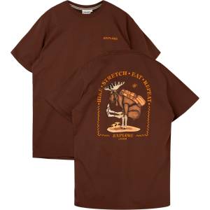 LAKOR Мъжка тениска LAKOR Yoga Moose T-Shirt - Chicory Coffee - размер XL (217-0141-0114)