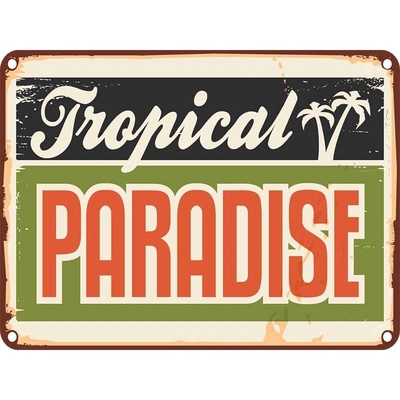 Ceduľa Tropical Paradise
