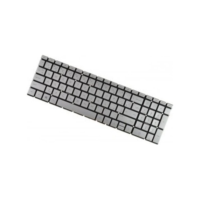 HP 15-CS0041TX klávesnice na notebook Stříbrná, Bez rámečku, Podsvícená, CZ/SK