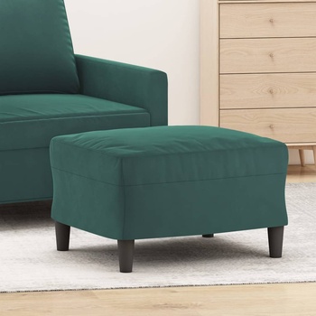 Image 1 of vidaXL Табуретка, тъмнозелена, 60x50x41 см, кадифе (349295)