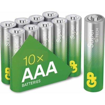 GP Super Alkaline 24A LR03 AAA 1,5V 10 ks 1013121001