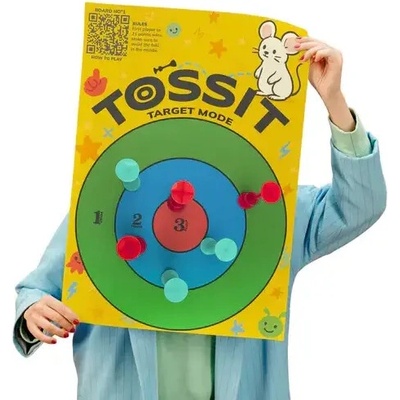 Plakát TOSSIT Poster - Double-Sided Game Board (Target + Tic Tac Toe) uni
