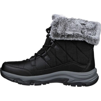 Skechers kotníková zimní obuv Relaxed Fit Trego Winter Feelings 167431 černá – Zboží Dáma