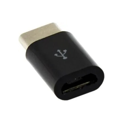 SBOX Адаптер Sbox AD. USB-C-B, от Micro USB-B(ж) към USB Type-C(м), черен (AD.USB-C-B)