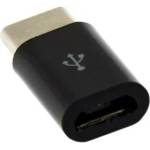 SBOX Адаптер Sbox AD. USB-C-B, от Micro USB-B(ж) към USB Type-C(м), черен (AD.USB-C-B)