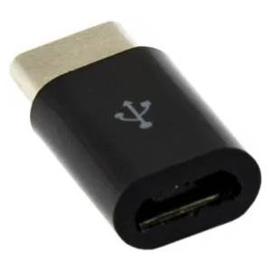 SBOX Адаптер Sbox AD. USB-C-B, от Micro USB-B(ж) към USB Type-C(м), черен (AD.USB-C-B)