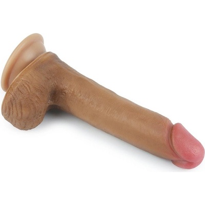 LoveToy Dual Layered Platinum Silicone Cock 8″