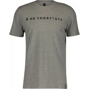 Scott Мъжка тениска Scott No Shortcuts S/S T-shirt - Light Grey Melange (016-9615-0212)