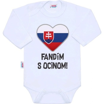 New Baby Body Dlhý Rukáv Fandím S Ocinom!