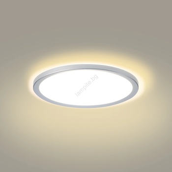 Brilagi - LED таванно осветително тяло за баня ULTRA SLIM LED/18W/230V Ø 30 см сребристо IP54 (BG3802)