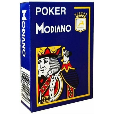 Modiano 4 rohy 100% plastové karty Modré