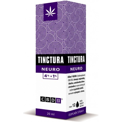Cannabis Pharma CBDex Tinctura Neuro 4%+1% 20 ml