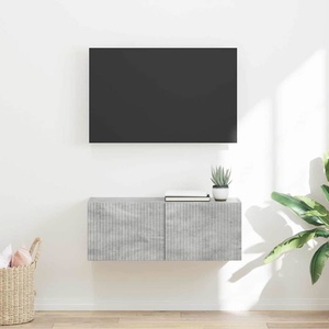 vidaXL TV стенен шкаф 78, 5 x 30 x 29, 5 cm Бетонно сиво (892215)