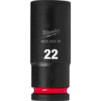 MILWAUKEE Nástrčný kľúč 1/2" - Hex 22 SHOCKWAVE predĺžený