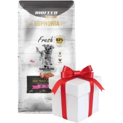 Euphoria Fresh Meat bezobilné morčacie s jahňacím Medium & Large 12 kg