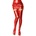 Glossy Isla Stockings Red L