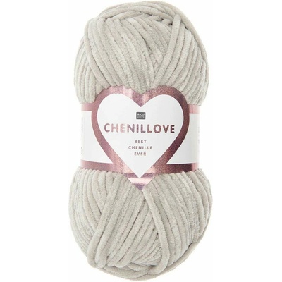 Rico Design Ženilková priadza Chenillove odtieň 002 ecru - 1 ks