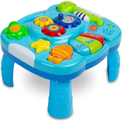 TOYZ Detský interaktívny stolček Falla blue 25x23x18 modrá
