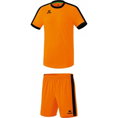 Erima Retro Star set dres + trenky pánský Oranžová Černá