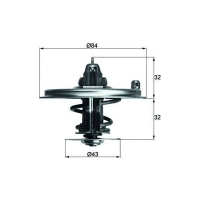 Termostat, chladivo MAHLE TX 36 85D (TX3685D)