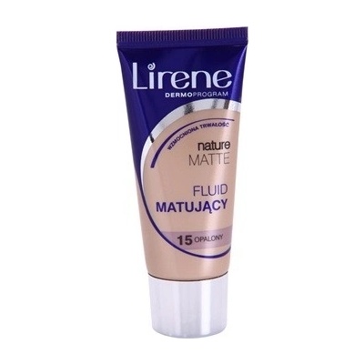 Lirene Nature Matte fluidní make-up pro dlouhotrvající efekt 12 Natural 30 ml
