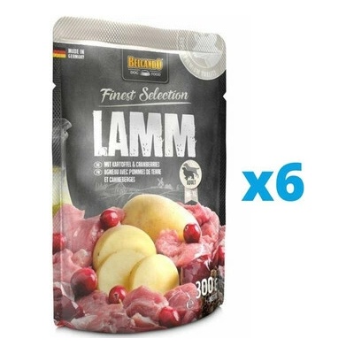 Belcando Finest Selection Adult Jahňacie mäso zemiaky a brusnice 6 x 300 g