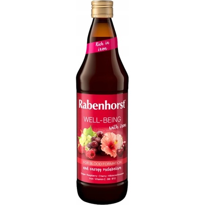 Rabenhorst viac ovocná šťava so železom a vitamínmi C, B6, B12 750 ml
