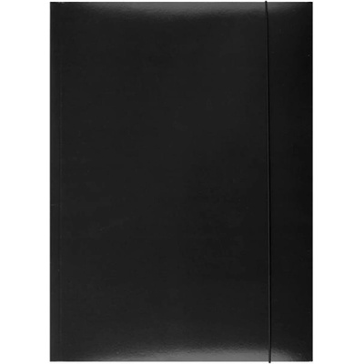 Ofpro Kartónový obal s gumičkou Office Products čierny