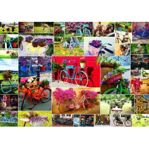 Grafika Art Puzzle - Puzzle Collage - Bikes - 1 500 piese