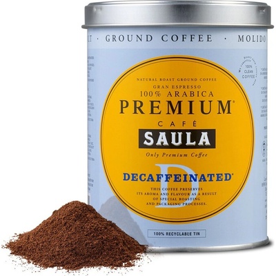 Saula Premium Káva Bez Kofeinu mletá 250 g