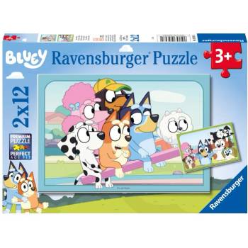 Image 1 of Ravensburger Puzzle Ravensburger Bluey 2x12pc (10105693)