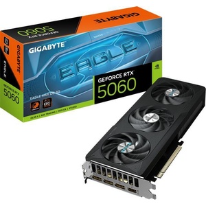 GIGABYTE GeForce RTX 5060 EAGLE MAX OC 8GB GDDR7 128bit (GV-N5060EAGLEMAX OC-8GD) Видео карти