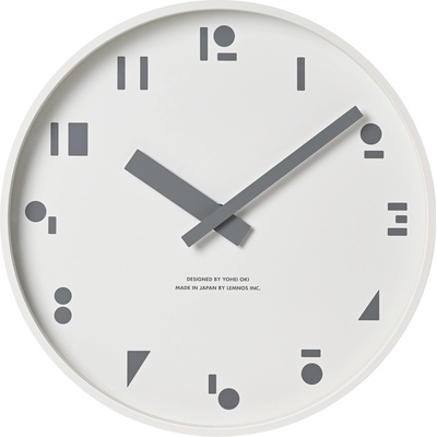 Lemnos Стенен часовник m, s, s. бял (syo21-04 wh)