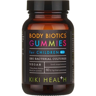 KIKI Health Body Biotics Gummies dětská veganská probiotika 60 žvýkacích tablet