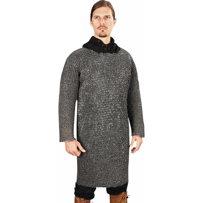 Espadas y Sables de Toledo S.L. Kroužková košile z patinovaného hliníku nýtované ploché kroužky