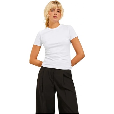 Тениска Jack & jones Gigi Str JJXX short sleeve T-shirt - White (Bright White)