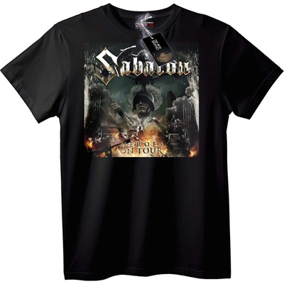 NOONEBRAND Тениска Sabaton Герои на Турне - M, White