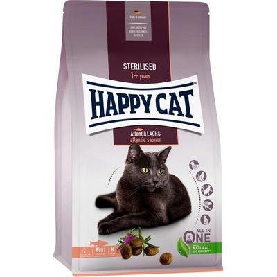 Happy Cat Sterilised Atlantik Lachs Losos 4 kg