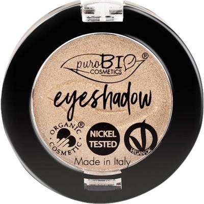 puroBIO Cosmetics Compact Eyeshadows oční stíny 01 Sparkling Wine 2,5 g