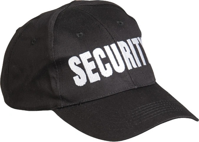 Baseball US SECURITY ČERNÁ