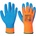 Portwest cold grip a145 / Зимни латексови ръкавици - оранжеви/сини m (a145oblm)