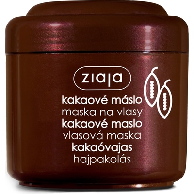 Ziaja Kakaové maslo vyhladzujúca maska na suché a zničené vlasy 200 ml