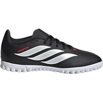 adidas Детски футболни стоножки Adidas Kids' Predator Club Astro Turf Football Boots - Black/Red