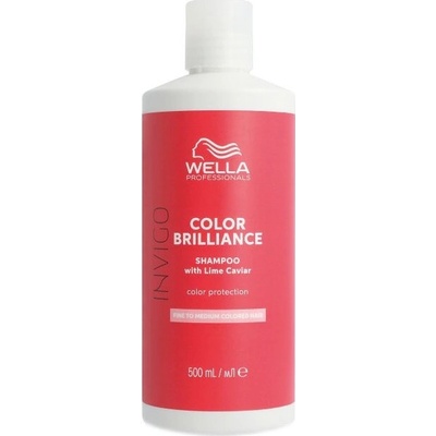 WELLA Invigo Brilliance Color Shampoo Fine Normal 500 ml - šampon pre farbené vlasy
