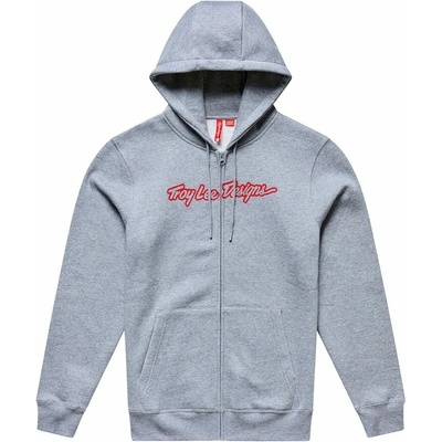 Troy Lee Designs Signature Gray Heather / Red